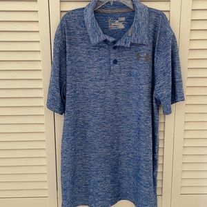 NWOT Under Armour Heat Gear Polo Sz YL Loose